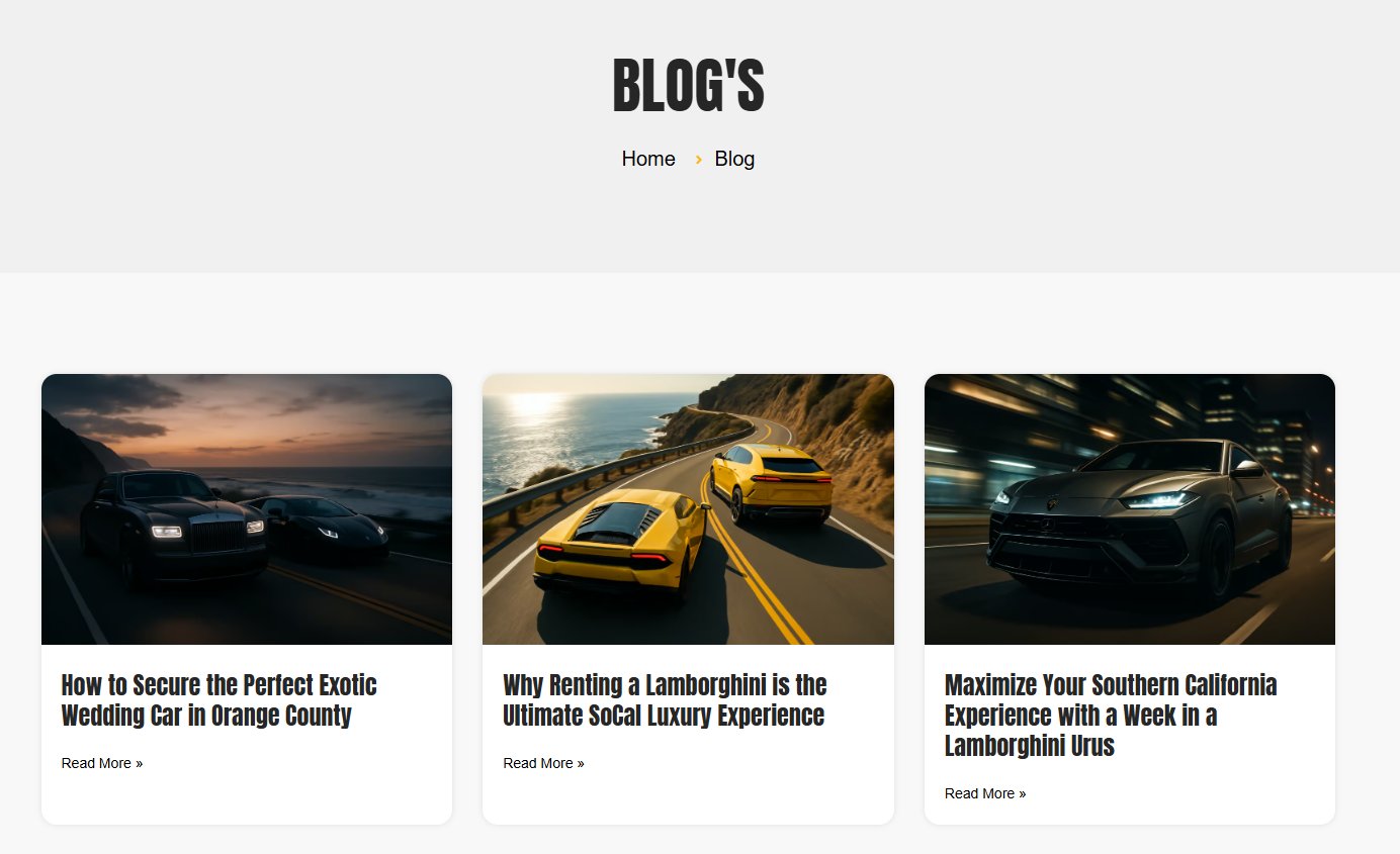 Mango-Exotics website preview